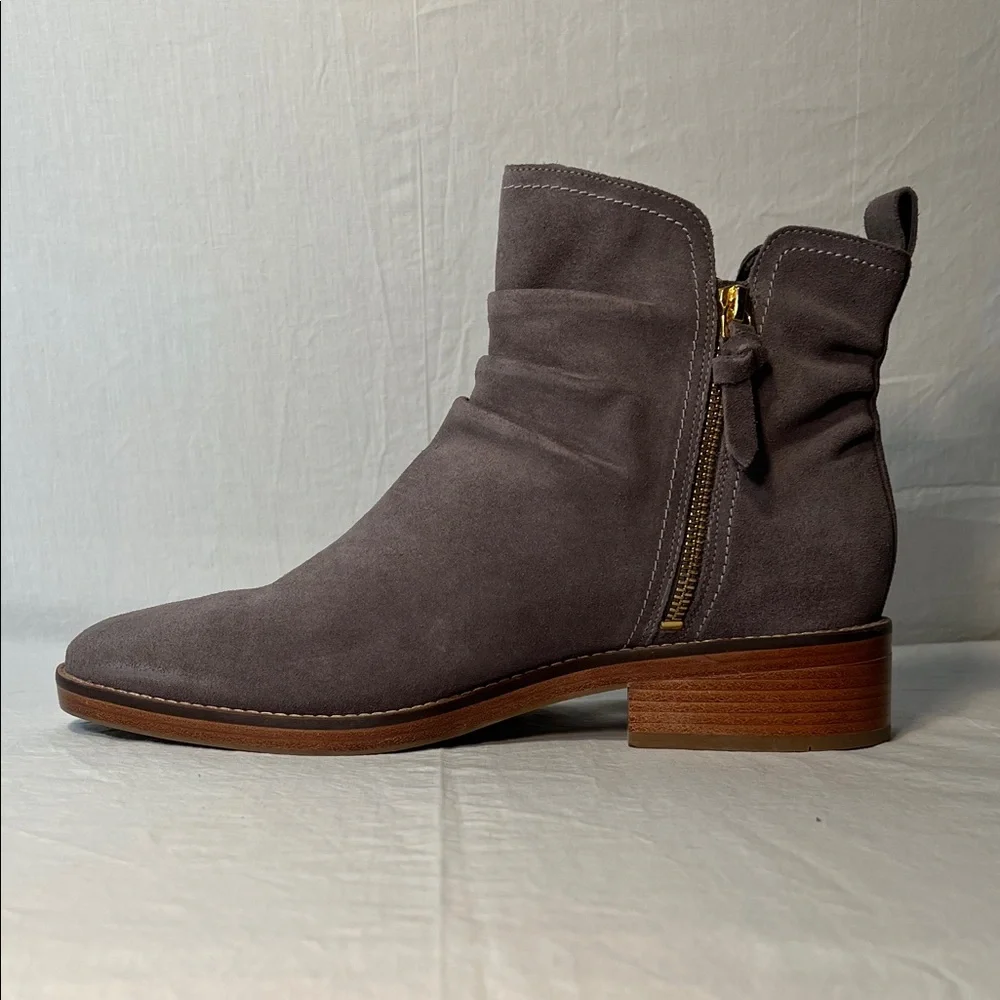 Cole Haan Gray Suede Ankle Boots Sz. 11B - Picture 4 of 13